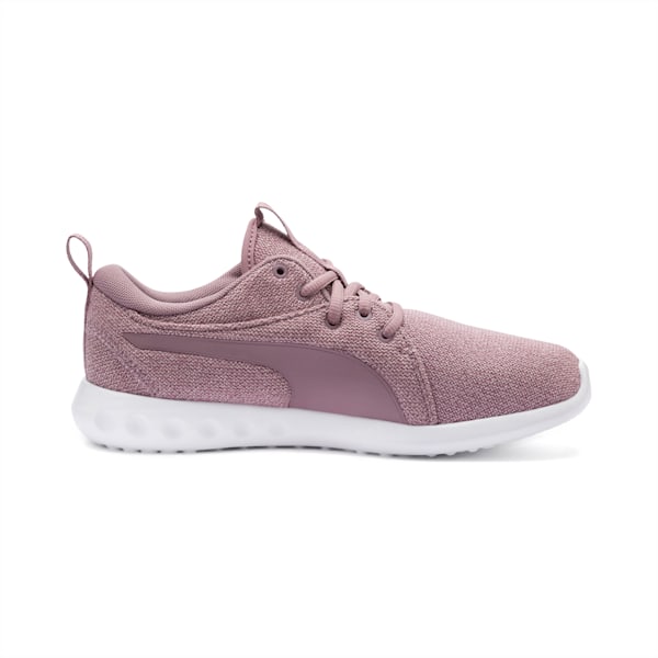 Carson 2 Knit Women's Running Shoes, Elderberry-Puma White, extralarge