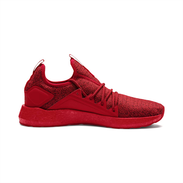 NRGY Neko Knit Men's Running Shoes, High Risk Red-Puma Black, extralarge