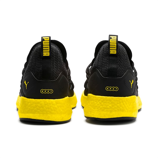 NRGY Neko Knit Men's Running Shoes, Puma Black-Blazing Yellow, extralarge