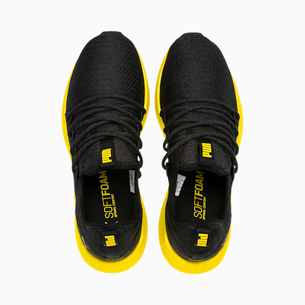 NRGY Neko Knit Men's Running Shoes, Puma Black-Blazing Yellow, extralarge