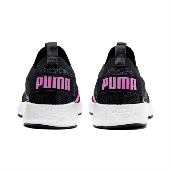 NRGY Neko Engineer Knit SoftFoam + Women's Running Shoes, Puma Black-Iron Gate-Orchid