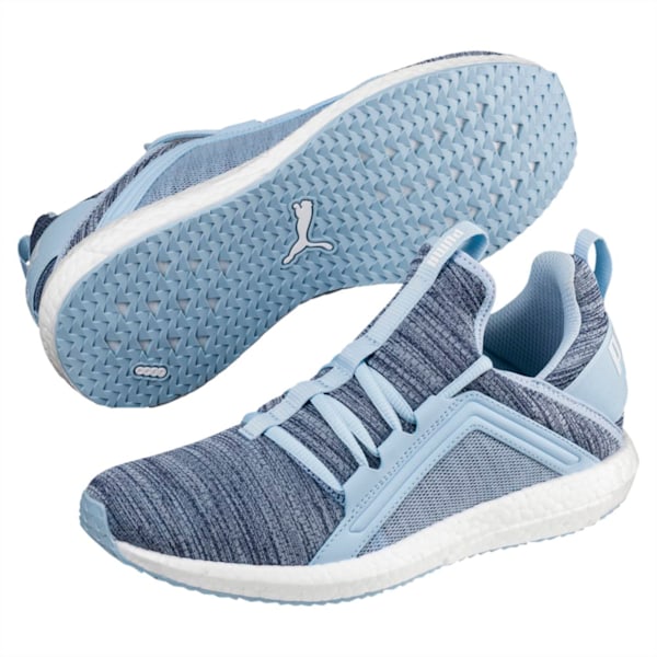 Mega Energy Heather Knit Women’s Running Shoes, CERULEAN-Peacoat, extralarge-IND
