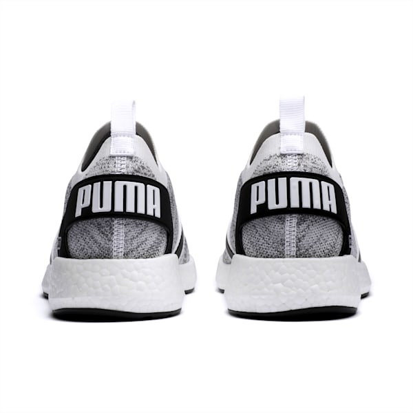 NRGY Neko Engineer Knit Men's Running Shoes, Puma White-Puma Black, extralarge