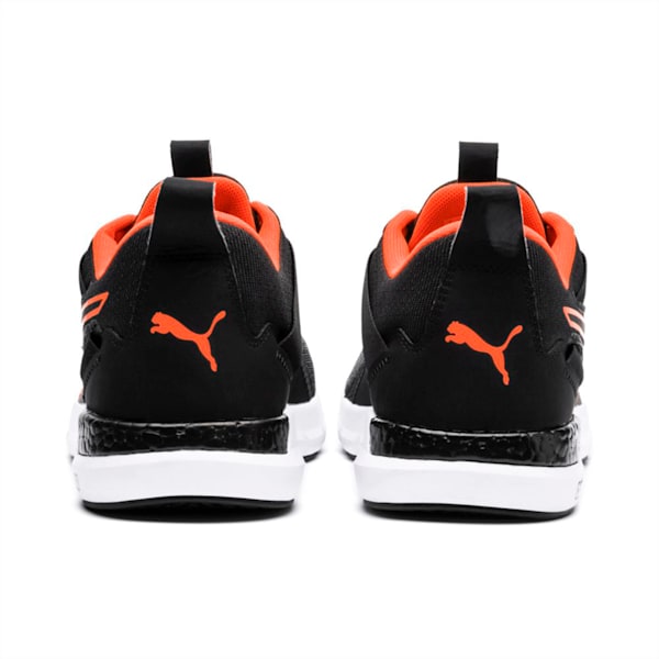 NRGY Dynamo Futuro Men's Running Shoes, Puma Black-Shocking Orange, extralarge-IND
