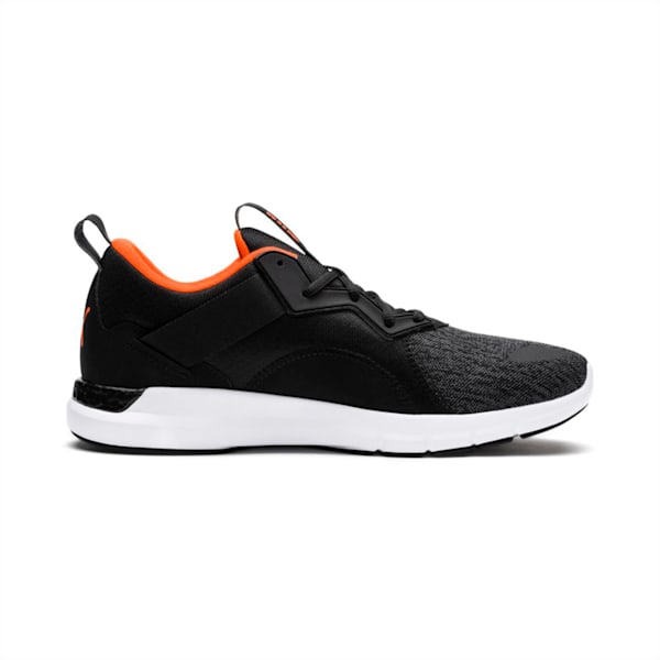 NRGY Dynamo Futuro Men's Running Shoes, Puma Black-Shocking Orange, extralarge-IND