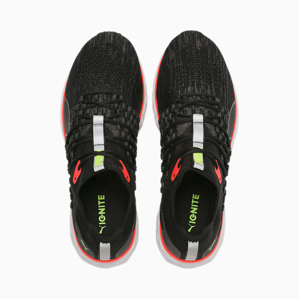 SPEED 600 FUSEFIT Men’s Running Shoes, Puma Black-Nrgy Red, extralarge