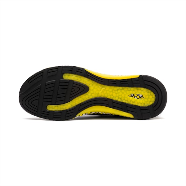 HYBRID Runner Men’s Running Shoes, Puma Black-Puma White-Blazing Yellow, extralarge