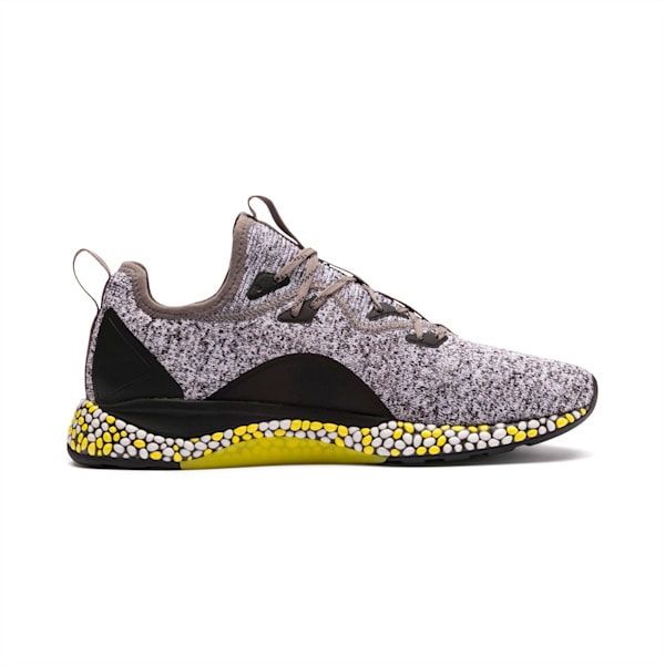 HYBRID Runner Men’s Running Shoes, Puma Black-Puma White-Blazing Yellow, extralarge