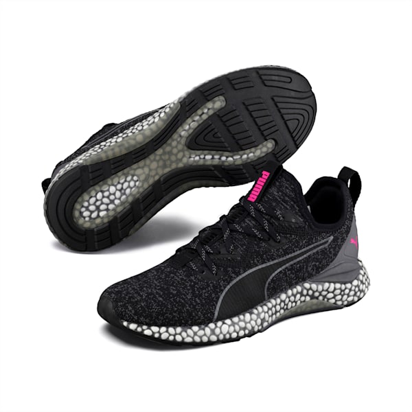 HYBRID Runner Women’s Running Shoes, Puma Black-Iron Gate-KNOCKOUT PINK, extralarge