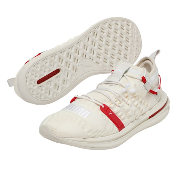 IGNITE Limitless SR FUSEFIT Unisex Running Shoes, Whisper White-Ribbon Red, extralarge-IND