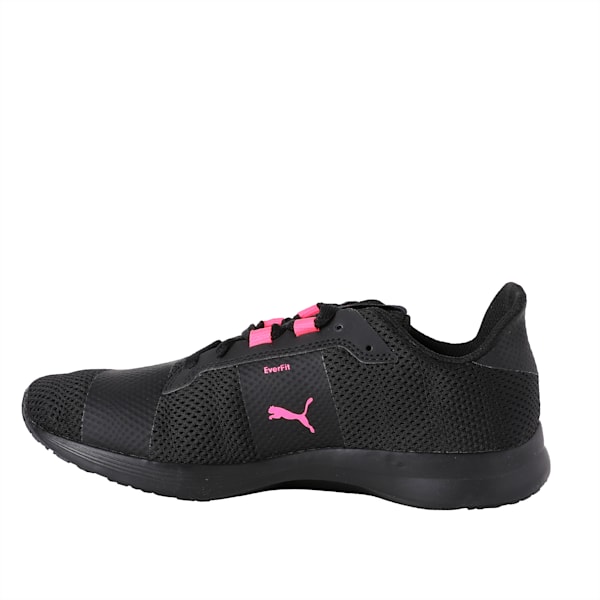 PUMA Flex XT Active Women's Training Shoes, Puma Black-KNOCKOUT PINK, extralarge-IND