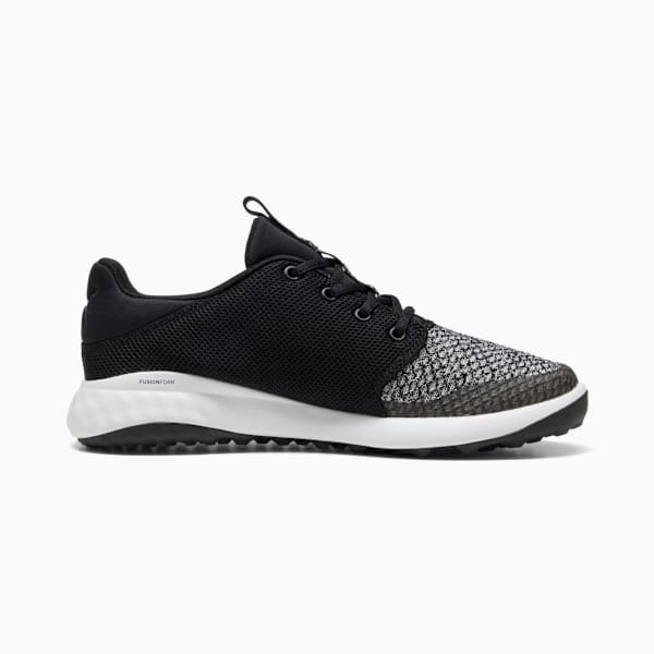 メンズ ゴルフ グリップ フュージョン スポーツ スパイク シューズ, Puma Black-QUIET SHADE, extralarge-JPN