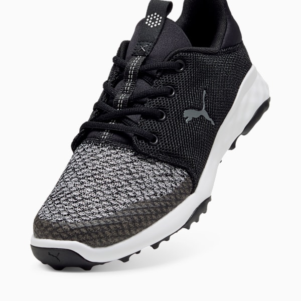 メンズ ゴルフ グリップ フュージョン スポーツ スパイク シューズ, Puma Black-QUIET SHADE, extralarge-JPN