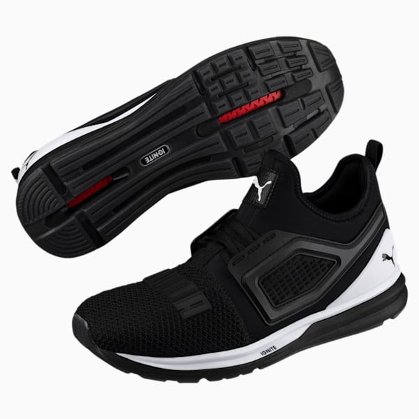IGNITE Limitless 2 Unisex Running Shoes, Puma Black-Puma White, extralarge-IND
