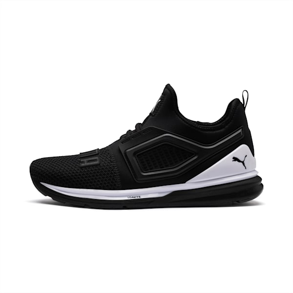 IGNITE Limitless 2 Unisex Running Shoes, Puma Black-Puma White, extralarge-IND