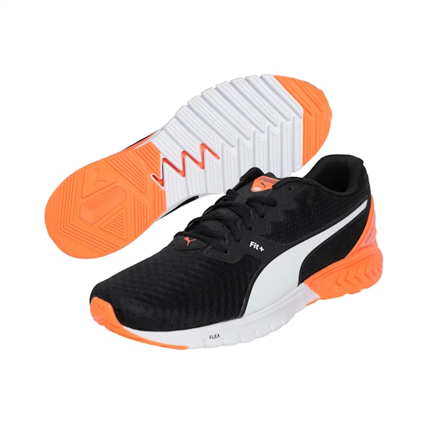 IGNITE Stride Men's Running Shoes, Puma Black-Shocking Orange