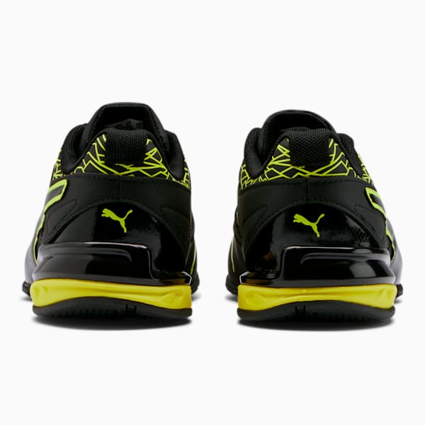 Tazon 6 Fracture FM Sneakers Big Kids, Puma Black-Safety Yellow, extralarge