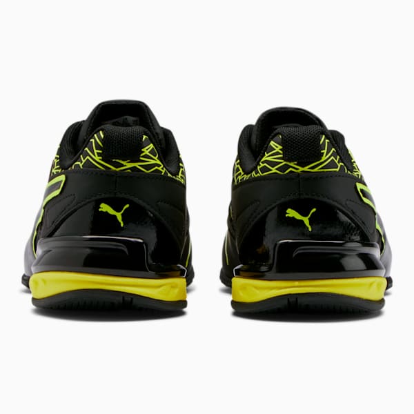 Tenis para niños pequeños Tazon 6 Fracture FM, Puma Black-Safety Yellow, extralarge