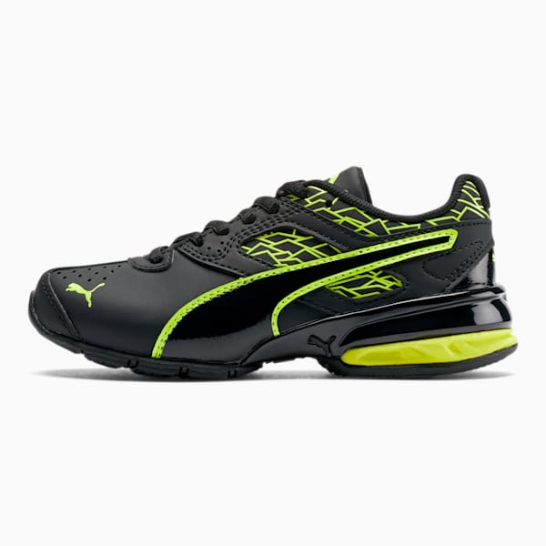 Tazon 6 Fracture AC Little Kids' Shoes, Puma Black-Safety Yellow, extralarge