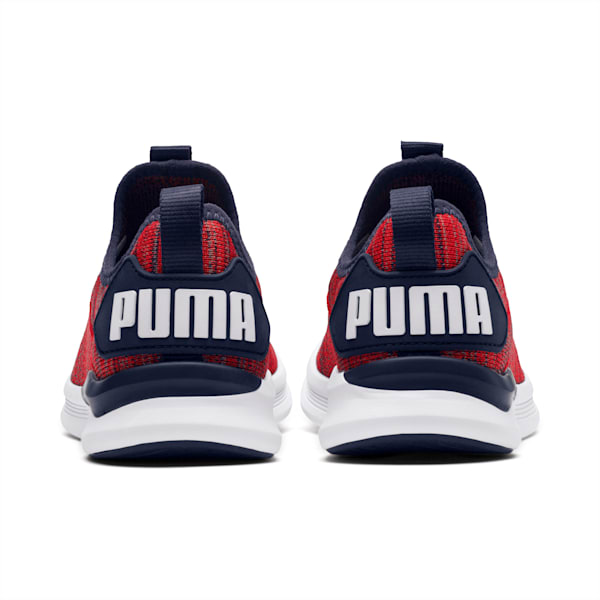 Puma ignite evoknit red kids cheap