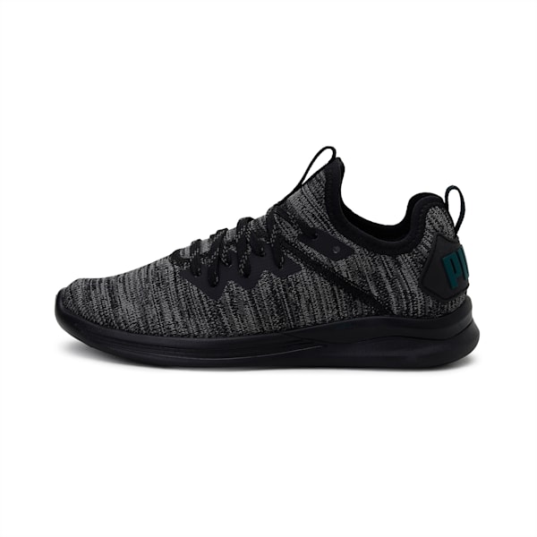 IGNITE Flash evoKNIT Kid's Shoes, Black-Shadow-Ponderosa Pine