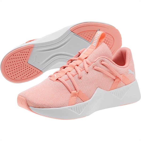 Incite Knit Women's Training Shoes, Peach Bud-Puma White, extralarge
