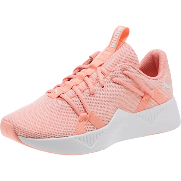 Incite Knit Women's Training Shoes, Peach Bud-Puma White, extralarge