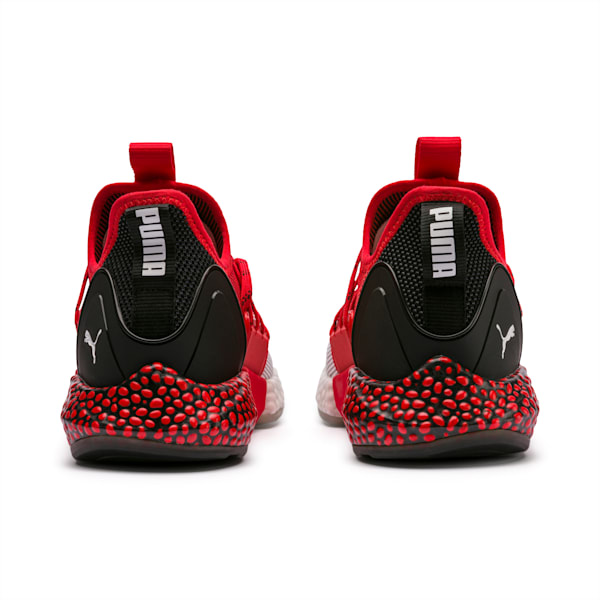 Puma black & red sports shoes shop