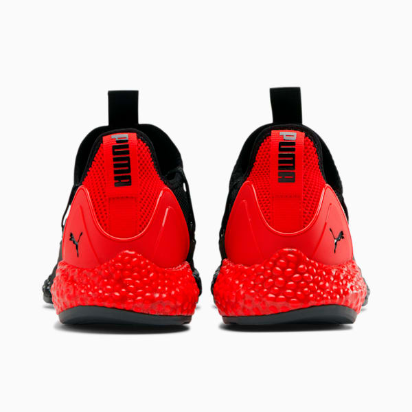 HYBRID Rocket Runner Men’s Running Shoes, Puma Black-High Risk Red, extralarge