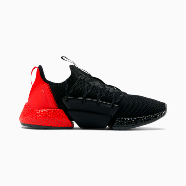 HYBRID Rocket Runner Men’s Running Shoes, Puma Black-High Risk Red, extralarge
