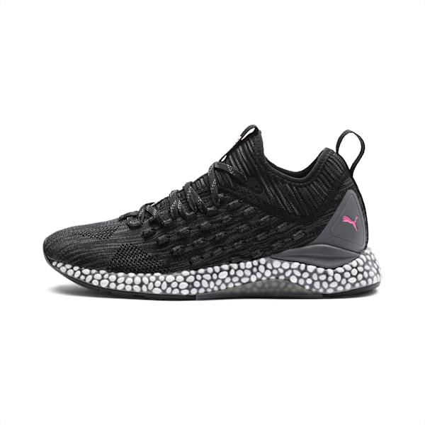 HYBRID Runner FUSEFIT Women's Running Shoes, Puma Black-Orchid-KNOCKOUT PINK, extralarge