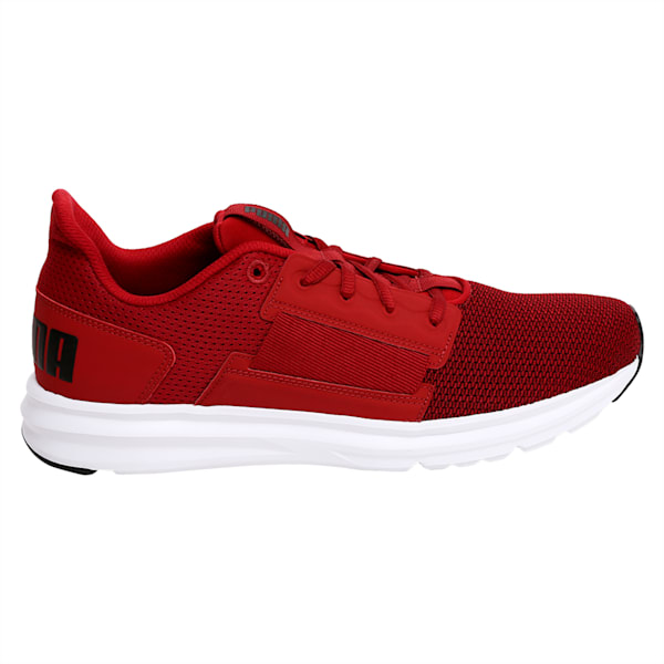 Enzo Street IDP Running Shoes, Red Dahlia-Puma Black, extralarge-IND