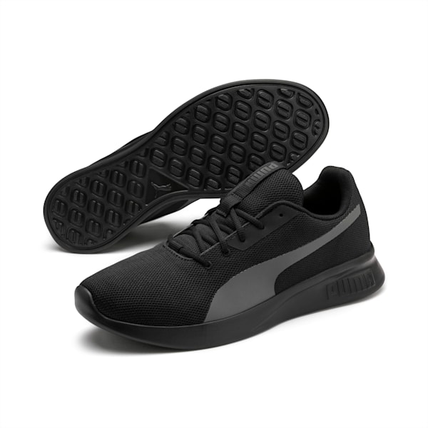 Modern Runner Unisex Sneakers, Puma Black-Iron Gate, extralarge-IND