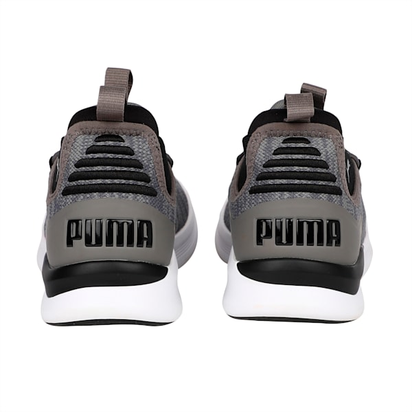 IGNITE Flash Daunt Men's Running Shoes, Charcoal Gray-Puma Black, extralarge-IND