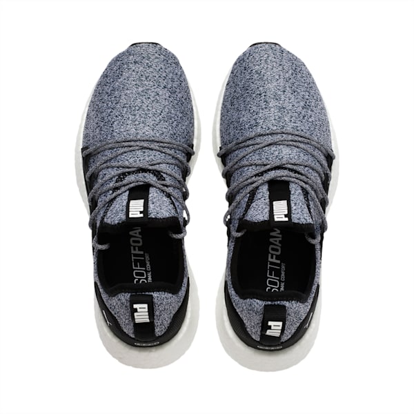 NRGY Neko Knitted Youth Shoes, Puma Black-Puma White, extralarge-IND