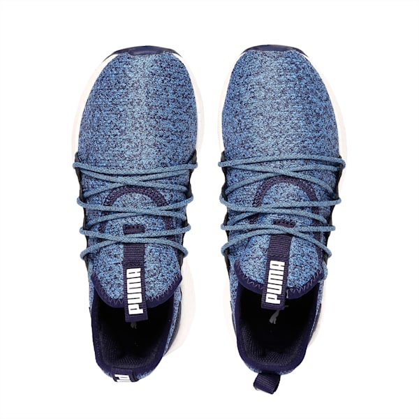 NRGY Neko Knitted Youth Shoes, Peacoat-Bonnie Blue-White, extralarge-IND