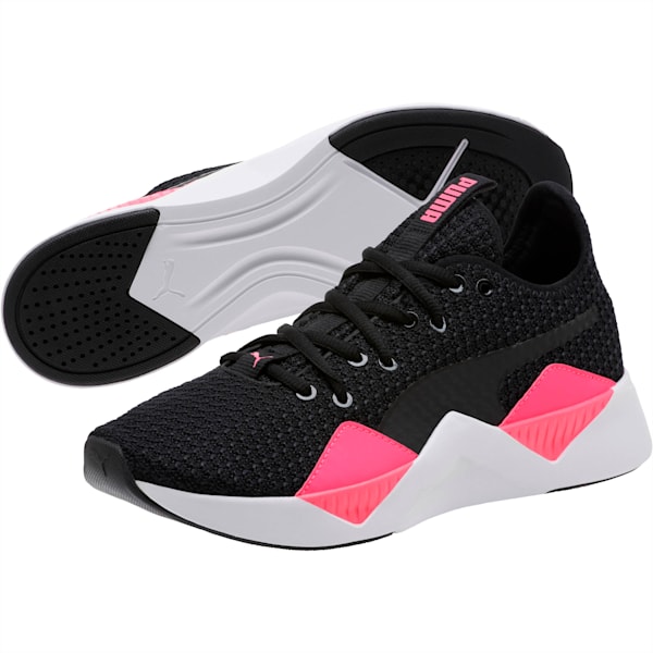 Incite FS Women's Training Shoes, Puma Black-KNOCKOUT PINK, extralarge