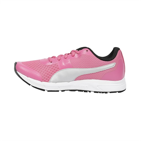 Progression Women's Running Shoes, Silver-P Black-Carmine Rose, extralarge-IND
