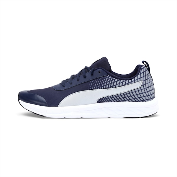Supernal NU 2 Men's Running Shoe, Peacoat-Quarry-Puma Black-Silver-Puma White, extralarge-IND