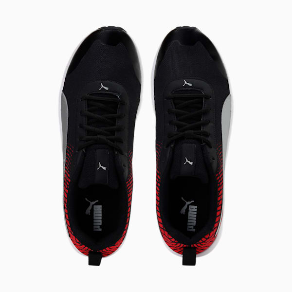 Supernal NU 2 Men's Running Shoe, Puma Black-High Risk Red, extralarge-IND