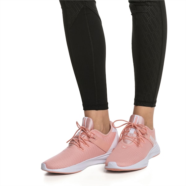 Radiate XT Women's Training Shoes, Peach Bud-Puma White