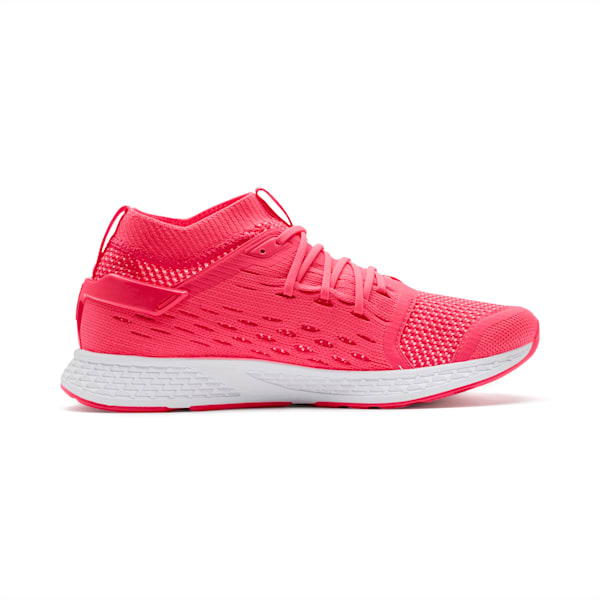 SPEED 500 Women's Running Shoes, Pink Alert-Puma White-Yellow Alert, extralarge