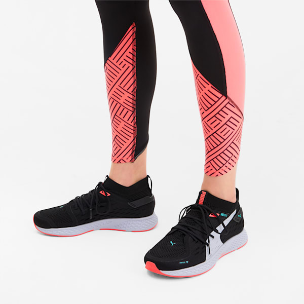 SPEED 500 Women's Running Shoes, Puma Black-Pink Alert-Puma White, extralarge