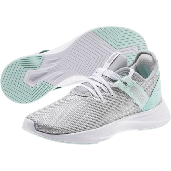 Radiate XT Cosmic Women's Training Shoes, Puma Silver-Fair Aqua, extralarge