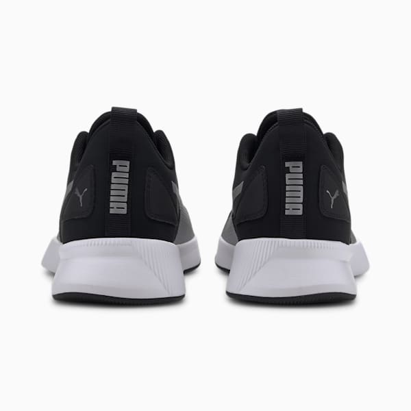 Flyer Runner SoftFoam+ Unisex Running Shoes, Puma Black-Metallic Silver, extralarge-AUS