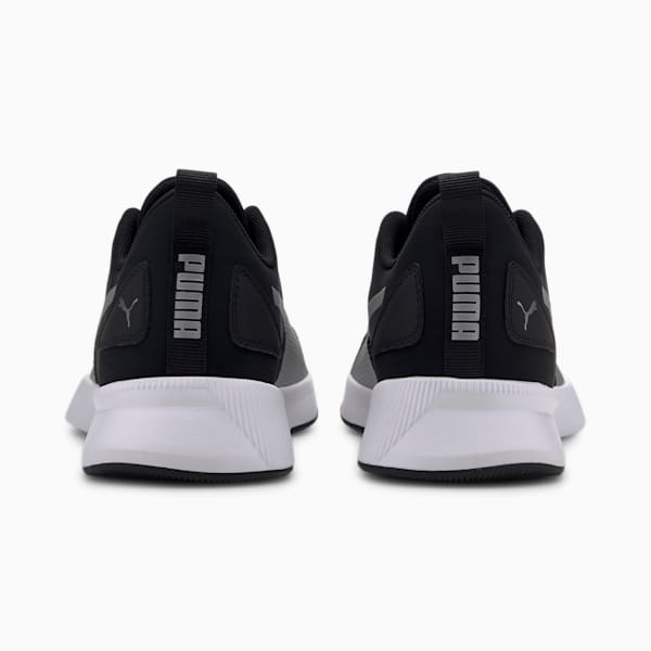 Flyer Runner SoftFoam+ Unisex Running Shoes, Puma Black-Metallic Silver, extralarge-IND