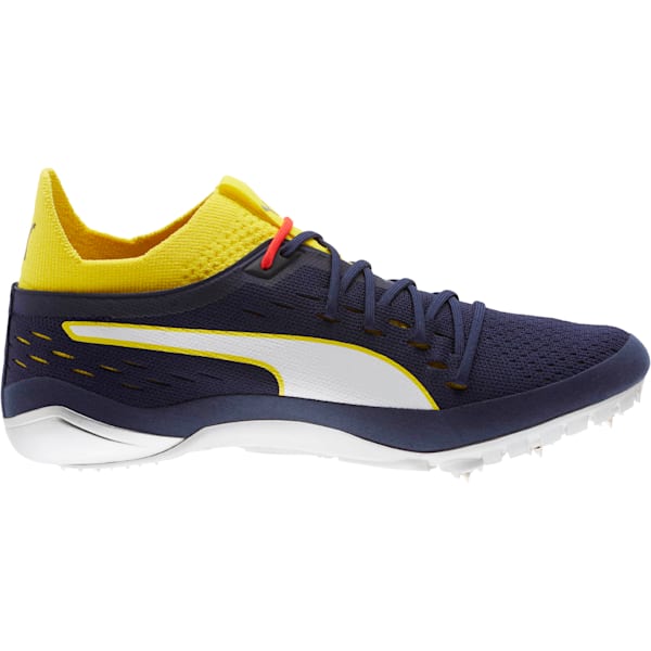 evoSPEED NETFIT Sprint 2 Track Spikes, Blazing Yellow-Peacoat-White, extralarge