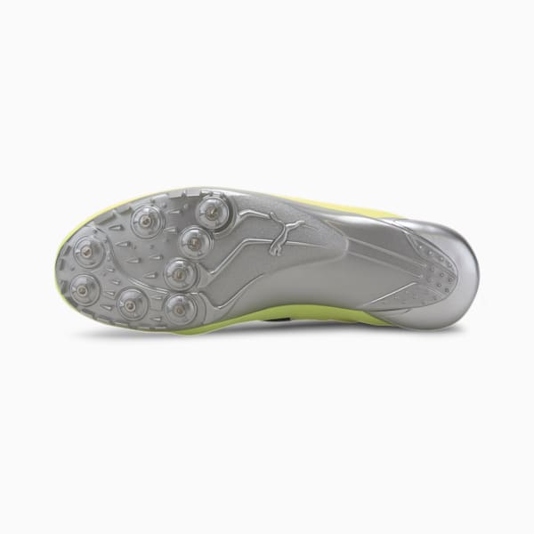 evoSPEED NETFIT Sprint 2 Track Spikes, Fizzy Yellow-Puma Black-Nrgy Peach, extralarge