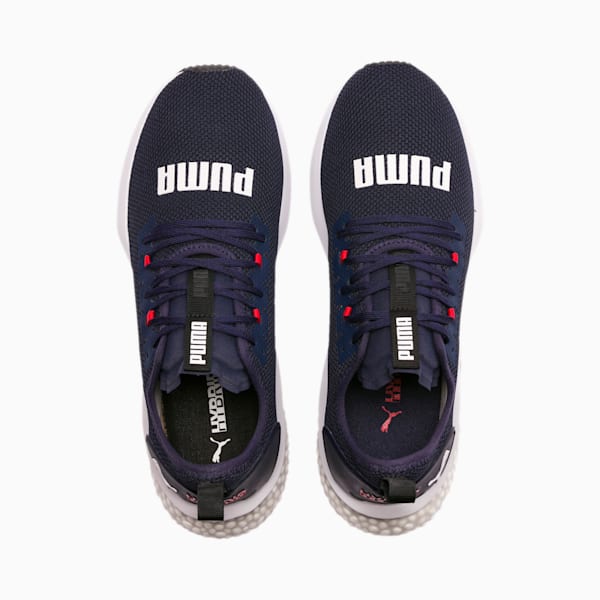 HYBRID NX Men's Running Shoes, Peacoat-High Risk Red-Puma White