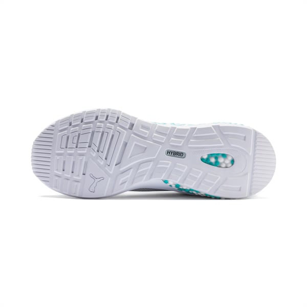 HYBRID NX Men’s Running Shoes, Puma White-Blue Turquoise, extralarge